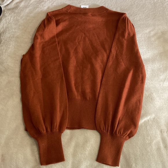 BB Dakota by Steve Madden Respectfully Yours burnt Caramel sweater size small - Picture 7 of 8
